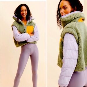 Green and Yellow Women's Jacket